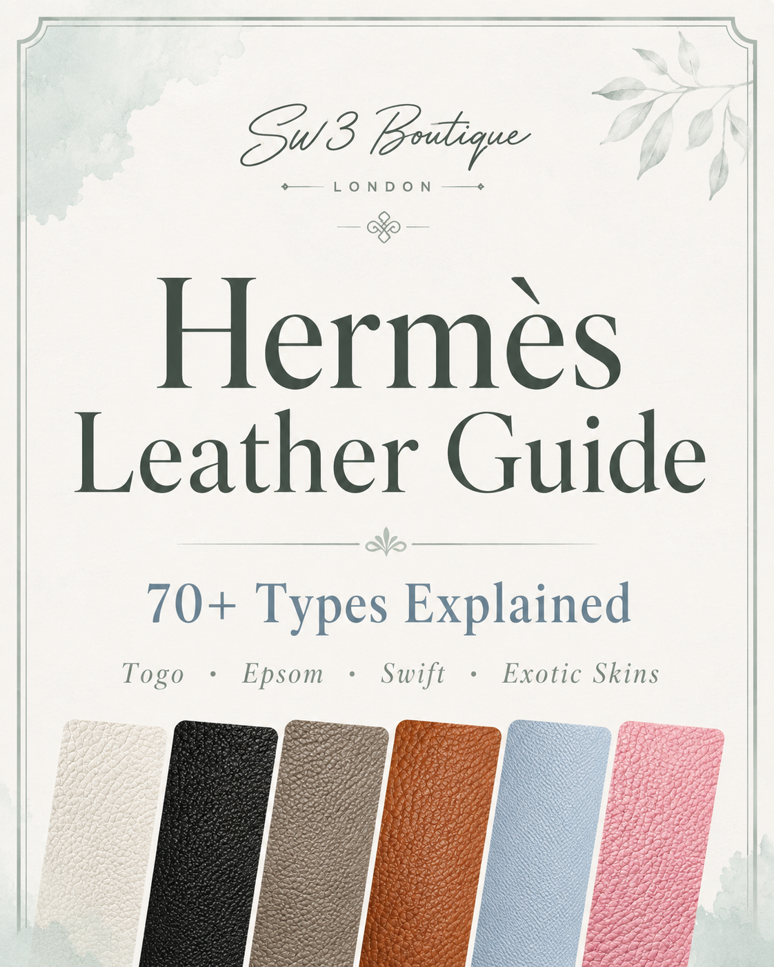 Complete Hermès Leather Guide: 70+ Types Explained | SW3 Boutique