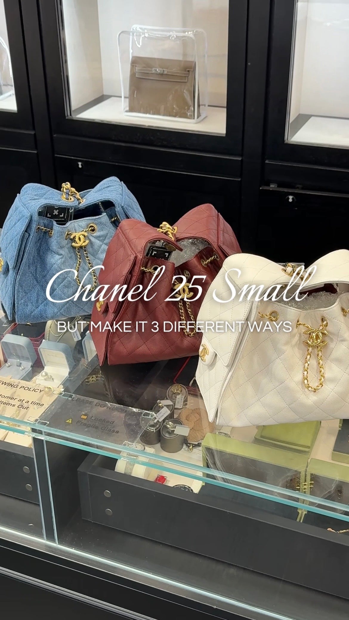 Chanel 25 Small: Three Colours, Three Completely Different Moods
