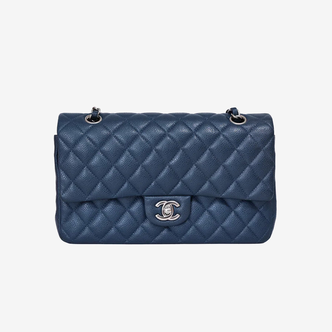 Chanel Classic Medium Double Flap Bag Blue (Contact to Enquire)