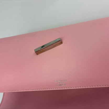 Hermès Égée Clutch Bag in Pink with Palladium-Plated Hardware