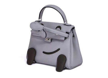 Hermès Kelly Doll in Blue Glacier Swift Leather with Palladium Hardware (Contact to Enquire)