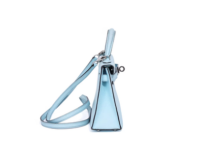 Hermès Mini Kelly 20 in Bleu Zephyr Epsom Leather with Palladium Hardware (Contact to Enquire)