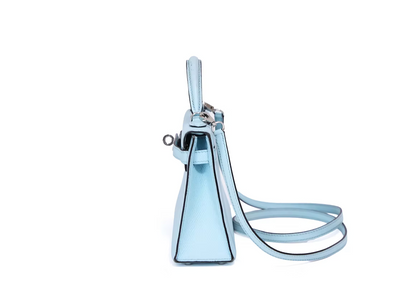 Hermès Mini Kelly 20 in Bleu Zephyr Epsom Leather with Palladium Hardware (Contact to Enquire)