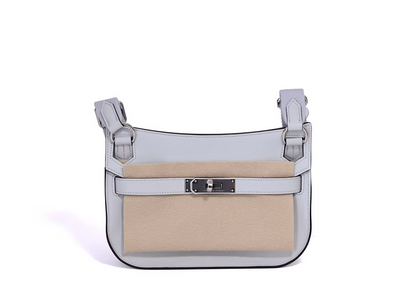 Hermès Jypsiere in Blue Glacier Swift Leather with Palladium Hardware
