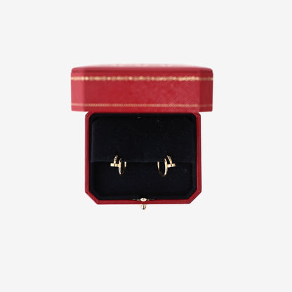 Cartier Juste un Clou Hoop Earrings in 18ct Yellow Gold