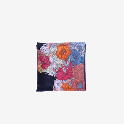 Hermès Robe Légère Silk Scarf 90 in Multicolour Silk Twill front view