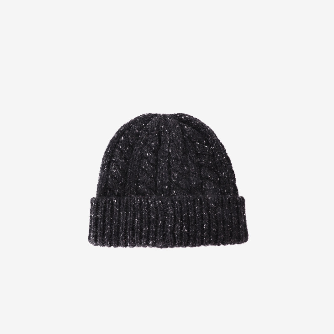Chanel Cloche Beanie in Black Cashmere