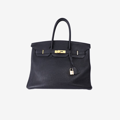 Hermès Birkin 35 in Noir Togo Leather with Gold Hardware