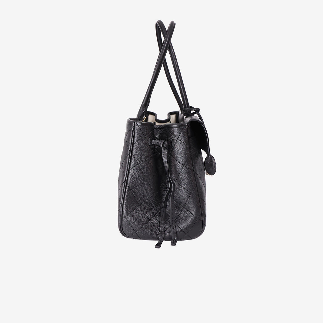 Chanel 26A Shopping Bag in Black Calfskin with Gold Hardware (Contact to Enquire)