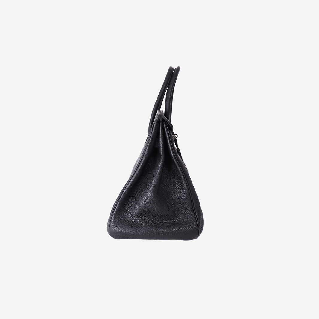 Hermès Birkin 35 in Noir Togo Leather with Palladium Hardware