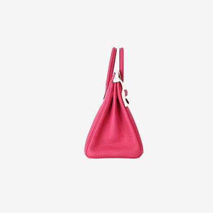 Hermès Birkin 25 in Rose Mexico Togo Leather with Palladium-Plated Hardware
