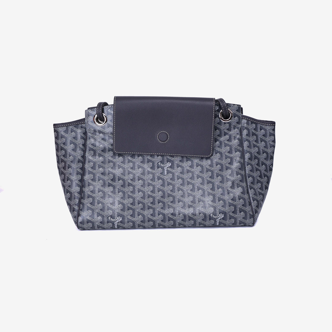 Goyard Goyardine Rouette Souple Grey Bag