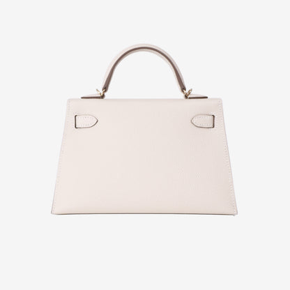 Hermès Mini Kelly 20 in Craie Epsom Leather with Gold Hardware (Contact to Enquire)