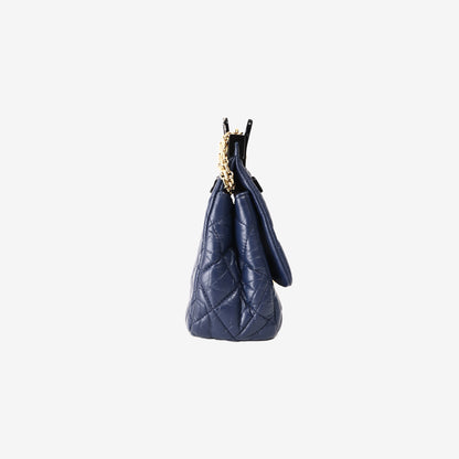Chanel 2.55 Reissue Hanger Flap Bag in Navy Blue Aged Calfskin Leather
