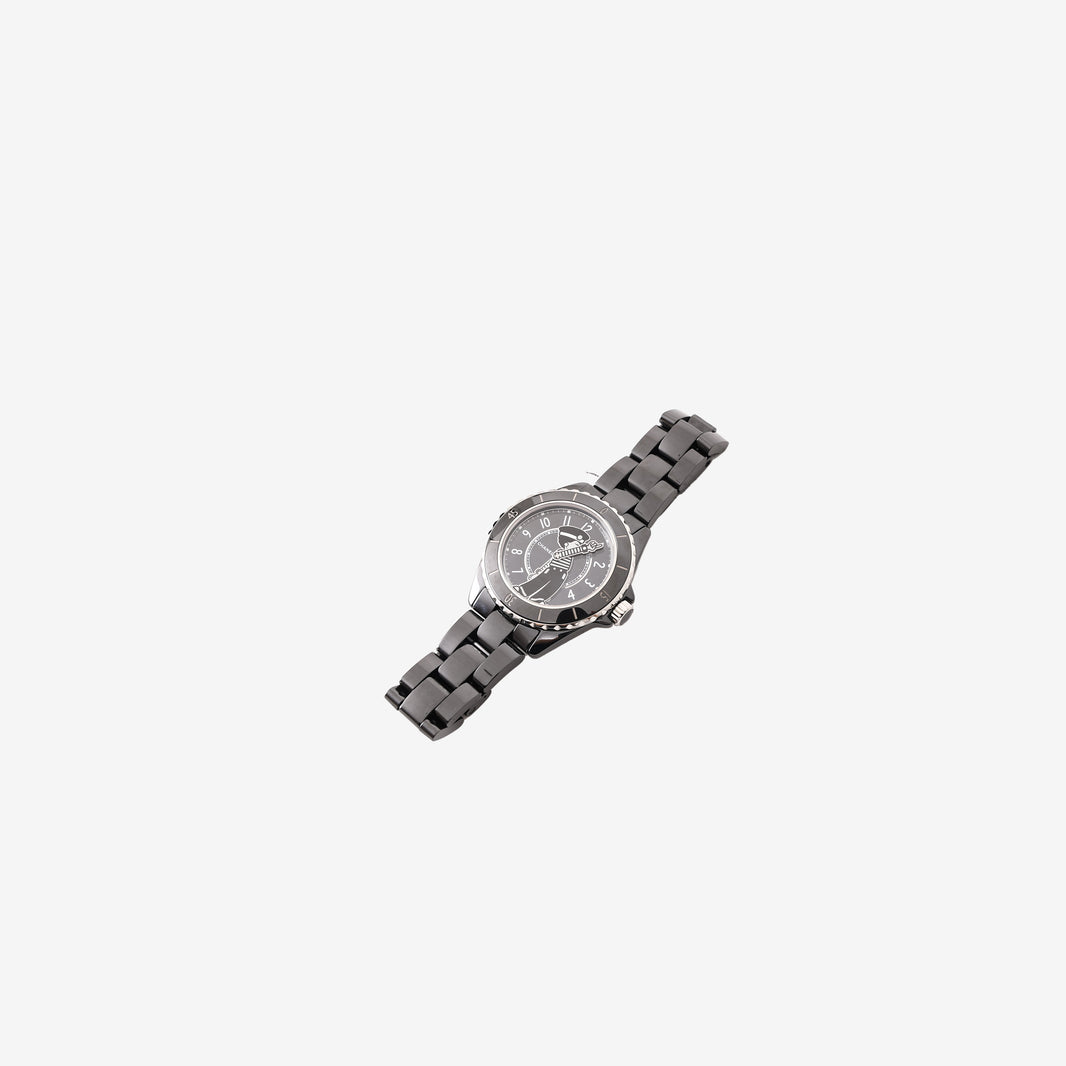 Chanel Mademoiselle J12 La Pausa Watch 38mm in Black