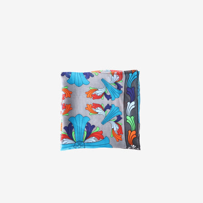 Chrome Hearts Multi Color Cross Silk Scarf in Medium Grey Multicolour Silk