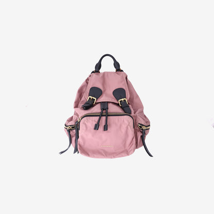 Burberry Medium Rucksack Backpack in Mauve Pink Nylon