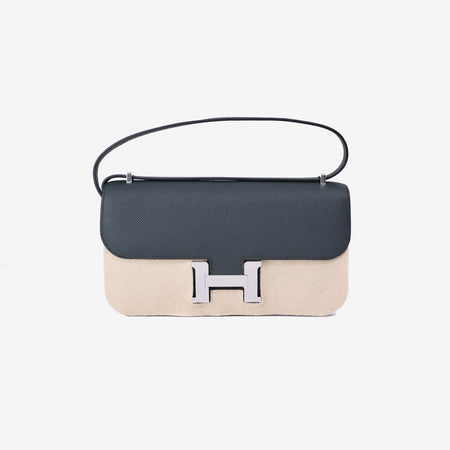 Hermès Constance Elan in Vert Mangrove Epsom Leather with Palladium Hardware front view