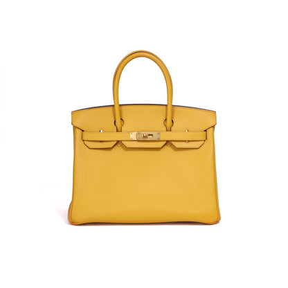 Hermès Birkin 30 in Jaune Ambre Epsom Leather with Gold Hardware (Contact to Enquire)