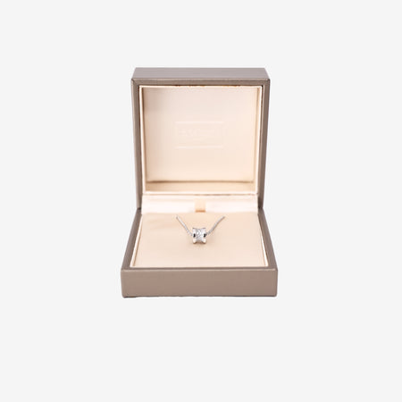 Bvlgari Diamond Pendant Necklace in White Gold