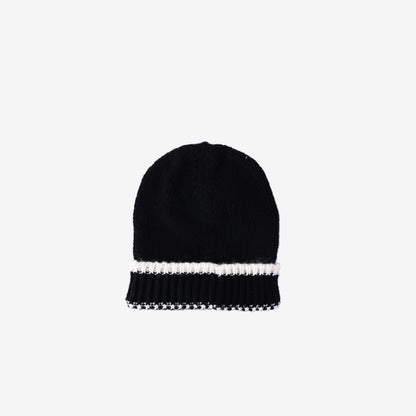 Chanel Cloche Beanie in Black Cashmere
