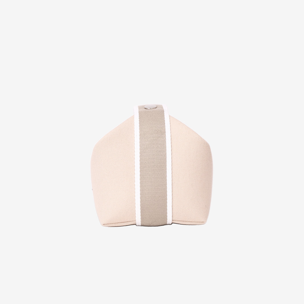 Hermès Bride-a-Brac Case in Naturel Canvas side view