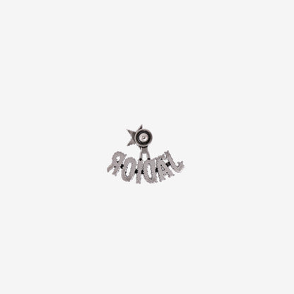 Dior J'Adior Earrings in Silver-Tone Metal with Rhinestones