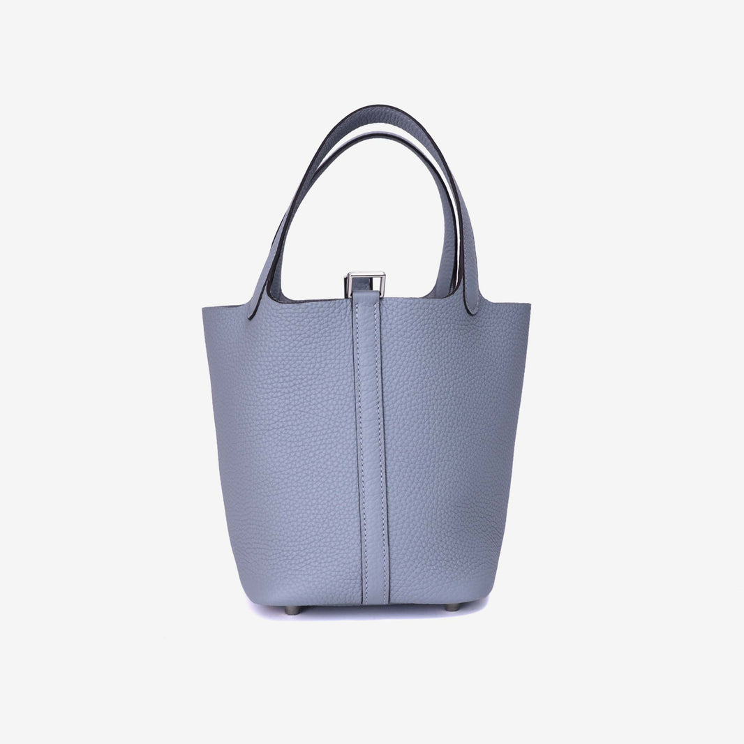 Hermes Picotin 18 in Gris Pantin Clemence Leather with Palladium Hardware (Contact to Enquire)