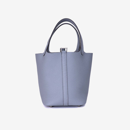 Hermes Picotin 18 in Gris Pantin Clemence Leather with Palladium Hardware (Contact to Enquire)