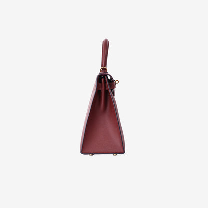 Hermès Kelly 28 in Rouge H Epsom Leather with Gold Hardware