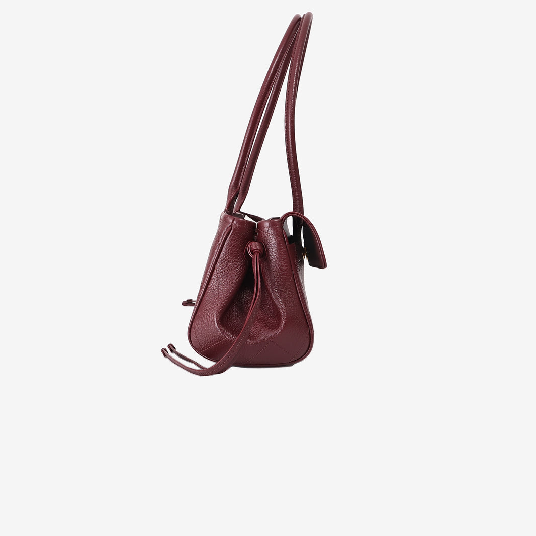 Chanel 26S Shopping Bag in Burgundy Calfskin with Gold Hardware (Contact to Enquire)