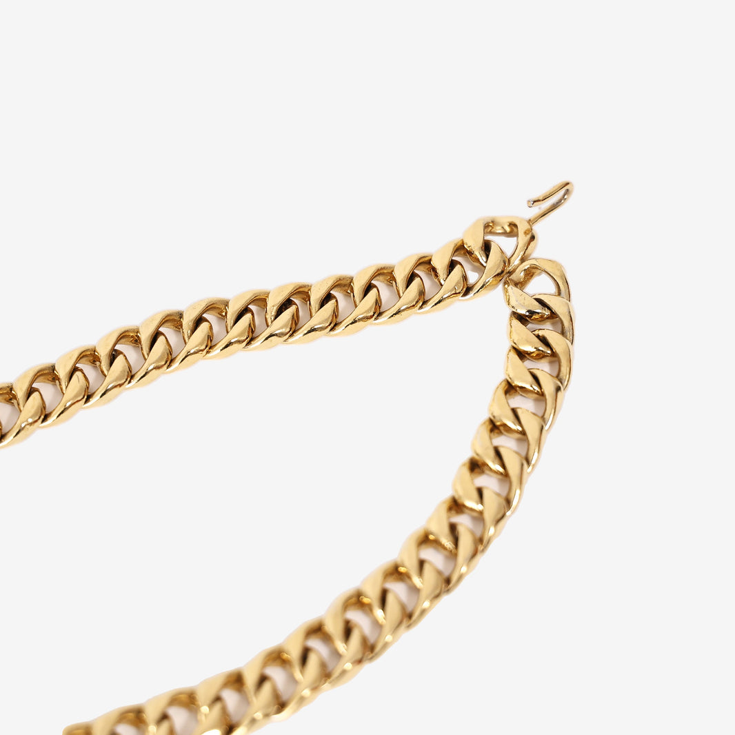 Chanel Vintage Coco Perfume Waist Belt in Gold-Tone Metal