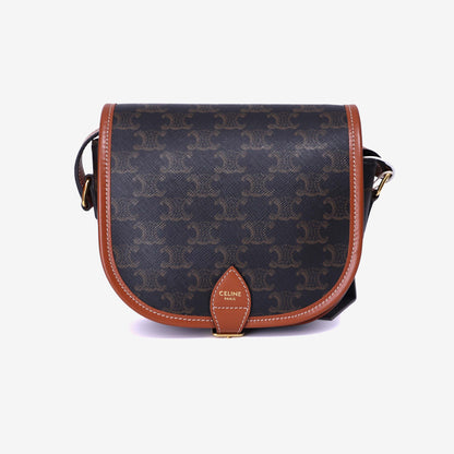 Celine Medium Folco Bag Triomphe Canvas Calfskin (Contact to Enquire)