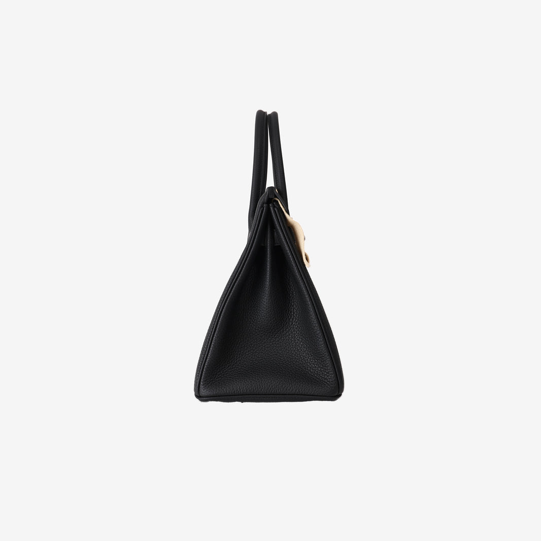 Hermès Birkin 30 in Noir Togo Leather with Palladium-Plated Hardware