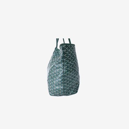 Goyard Saint Louis XXL Tote Bag in Green Goyardine Canvas