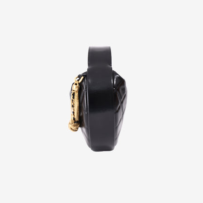 Chanel Mini Bow Hobo Pouch Handbag in Black Lambskin Leather with Gold Hardware (Contact to Enquire)
