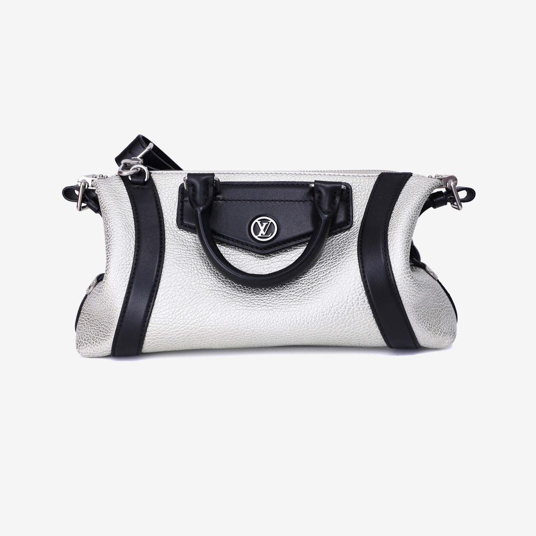 Louis Vuitton LV Biker PM Bag in Silver Calfskin