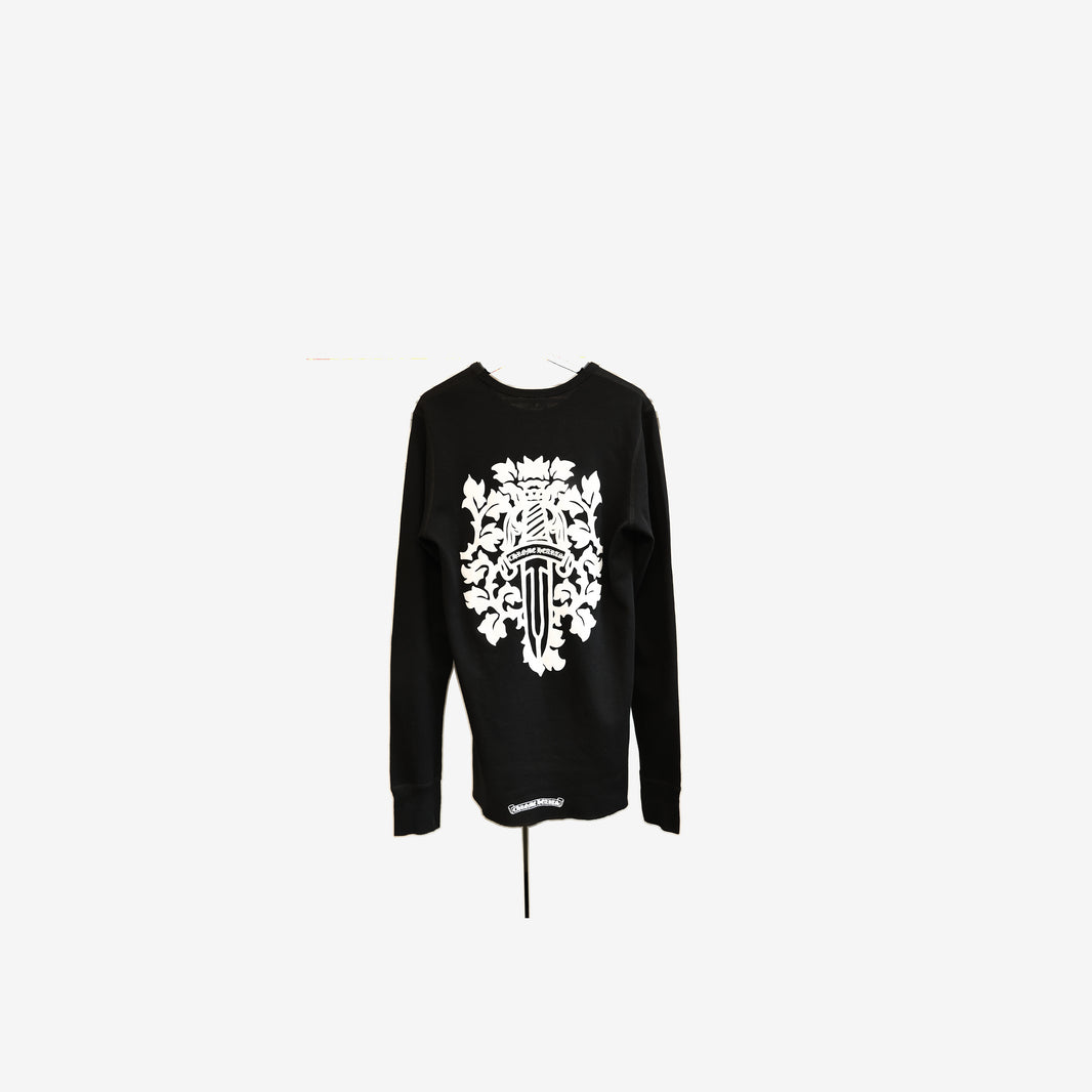 Chrome Hearts Thermal Dagger Graphic Print T-Shirt in Black (Size L)