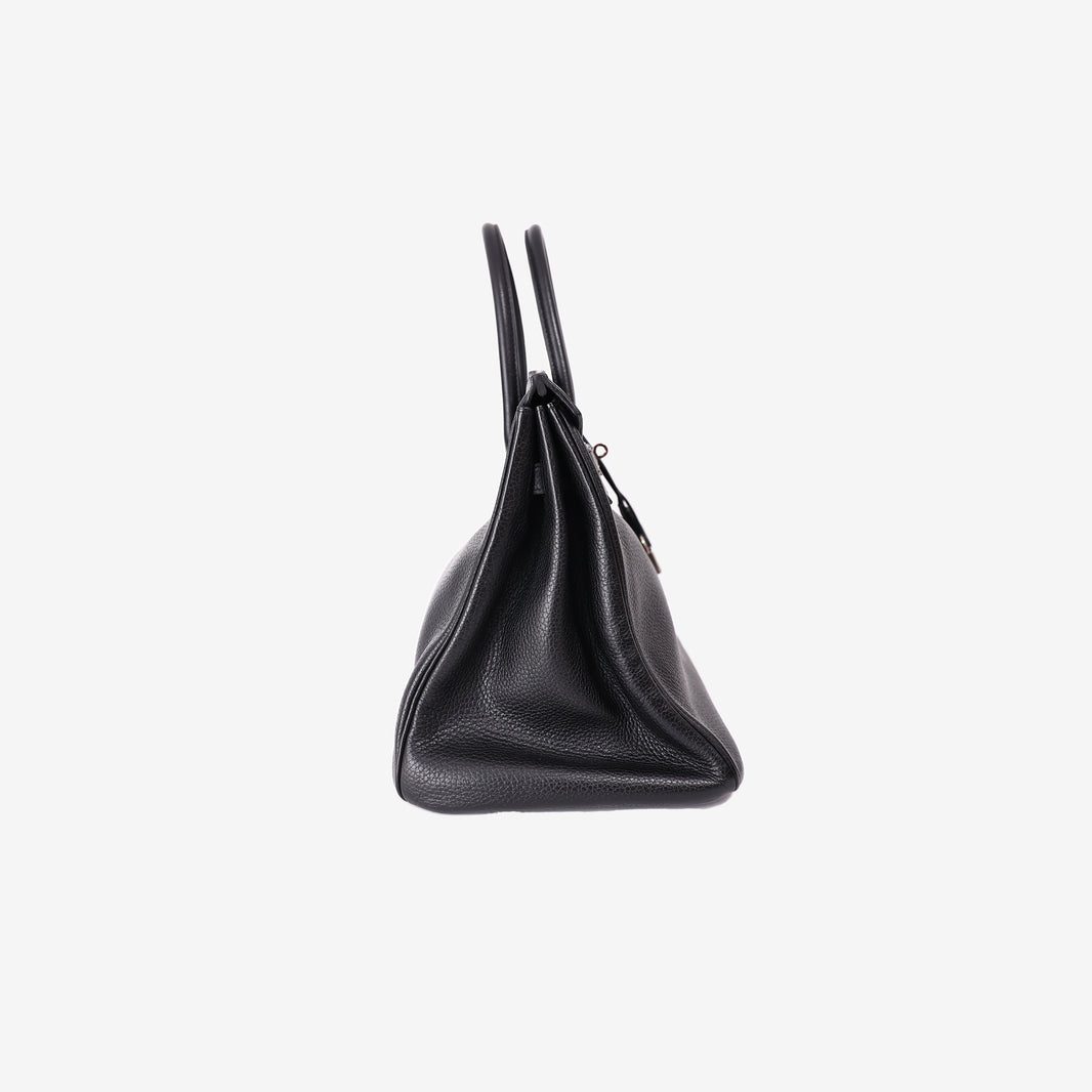 Hermès Birkin 35 in Noir Togo Leather with Palladium Hardware
