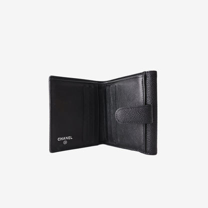 Chanel Wallet in Black Caviar Leather (Contact to Enquire)