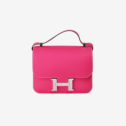 Hermès Constance 24 in Rose Tyrien Epsom Leather with Palladium Hardware (Contact to Enquire)