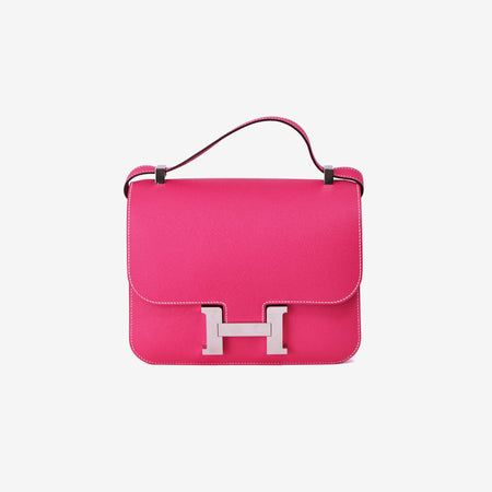 Hermès Constance 24 in Rose Tyrien Epsom Leather with Palladium Hardware (Contact to Enquire)