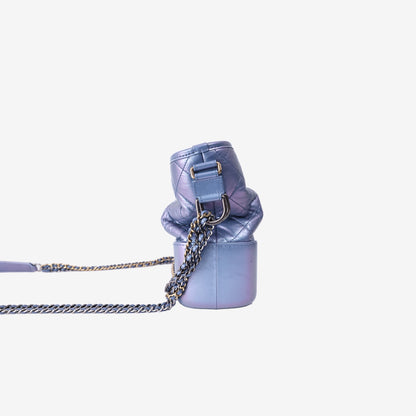 Chanel Gabrielle Large Hobo Bag in Blue Calfskin Leather with Mixed Hardware