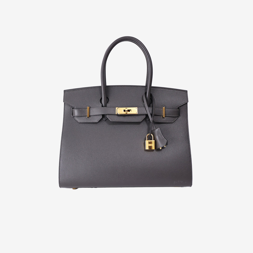 Hermès Birkin 30 in Grey Vache Trekking Leather with Gold Hardware