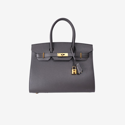 Hermès Birkin 30 in Grey Vache Trekking Leather with Gold Hardware