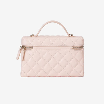 Chanel Classic Vanity with Chain in Light Pink Calfskin Leather with Gold Hardware (Contact to Enquire)