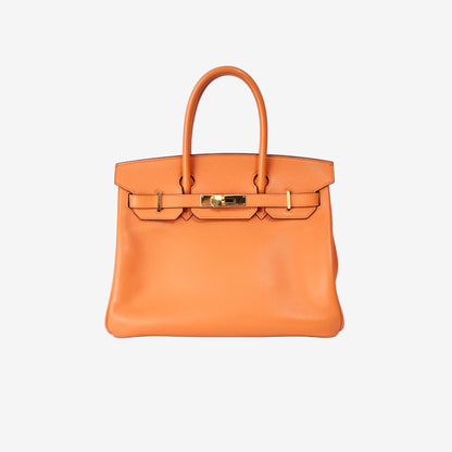 Hermès Birkin 30 in Orange Epsom Leather with Gold Hardware