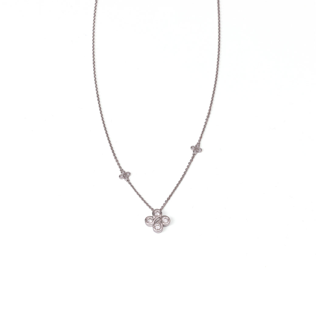 Boodles Be Boodles Pavé White Gold Pendant