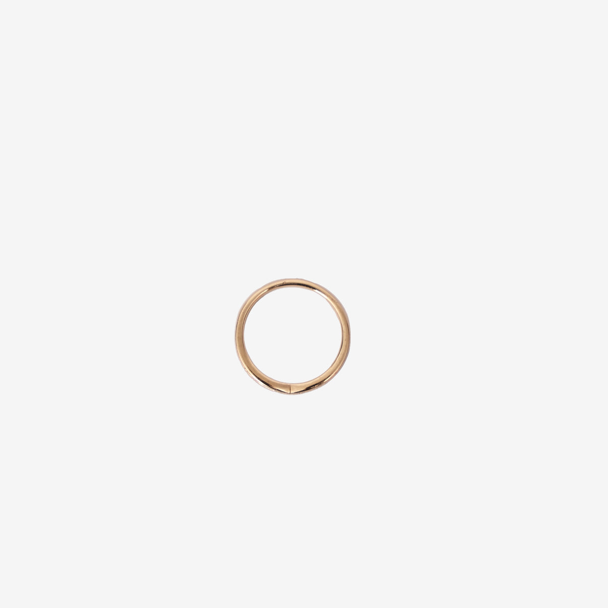Tiffany & Co. Harmony Diamond Band Ring in 18k Rose Gold with Diamonds top view