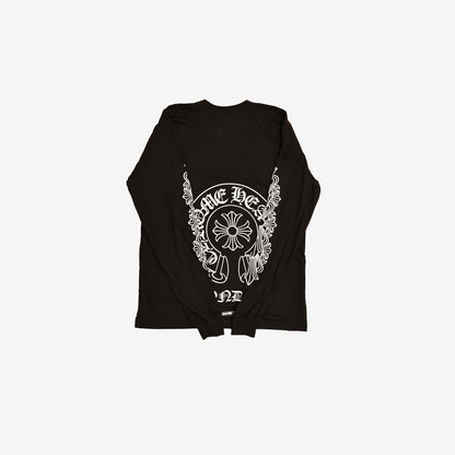 Chrome Hearts Crew T-Shirt in Black Cotton (Sizes Available)